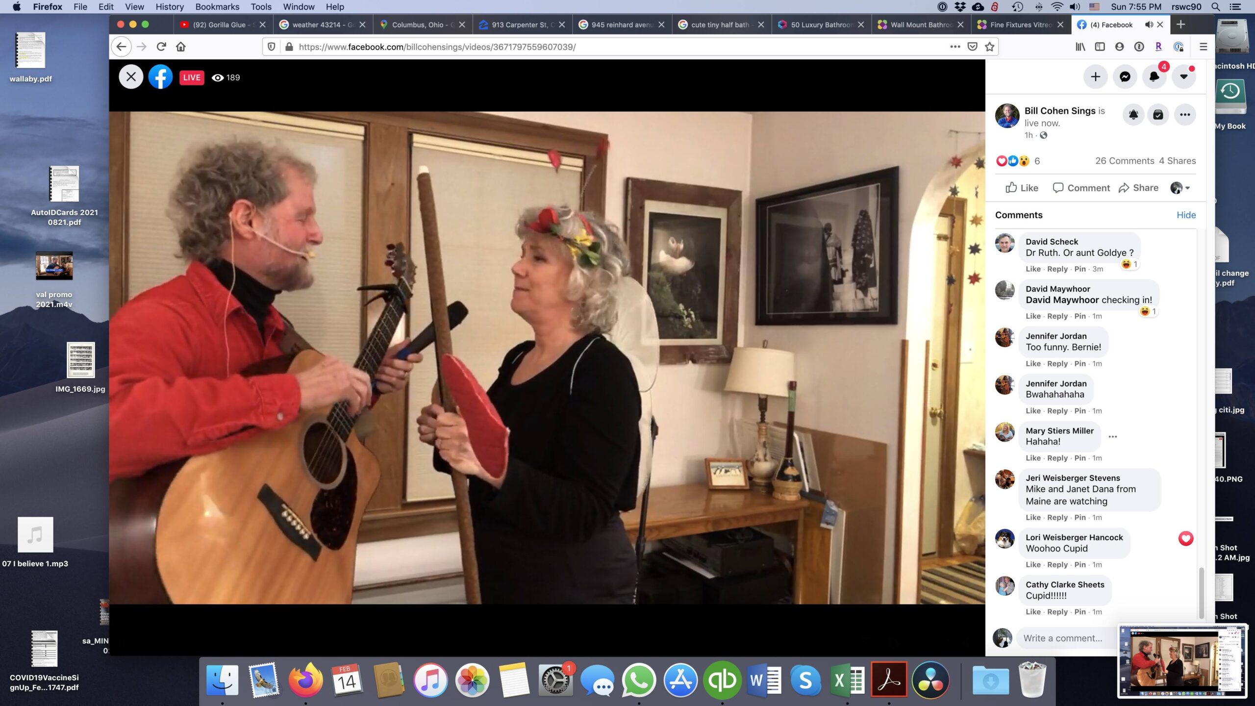 COVID online Facebook Live concert